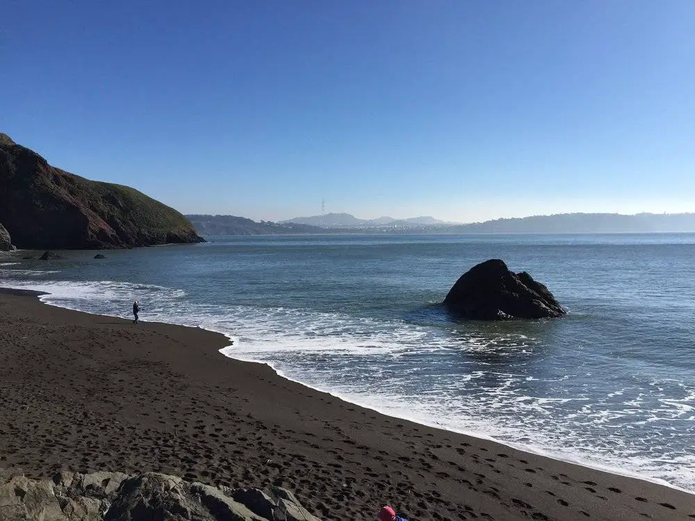 Black Sand Beach, San Francisco, california