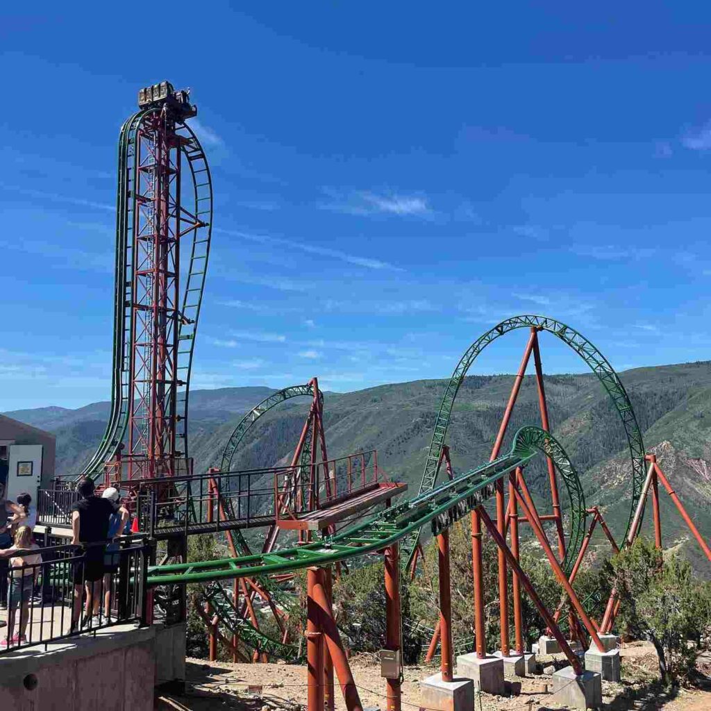 Bungee jumping at Glenwood Canyon