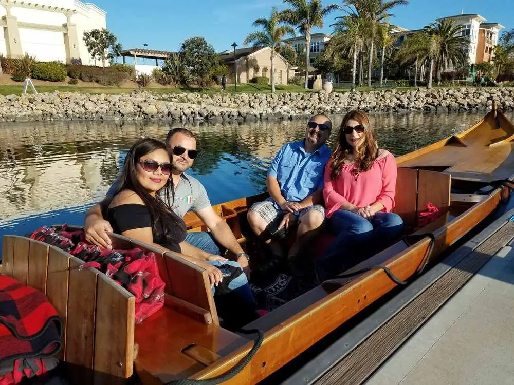 Gondola ride on the marina!