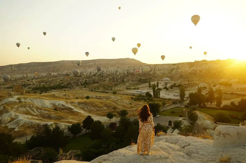 Hot air balloons, Turkey